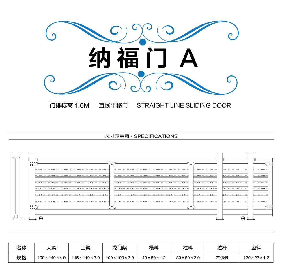 纳福门A 直线门 第2张