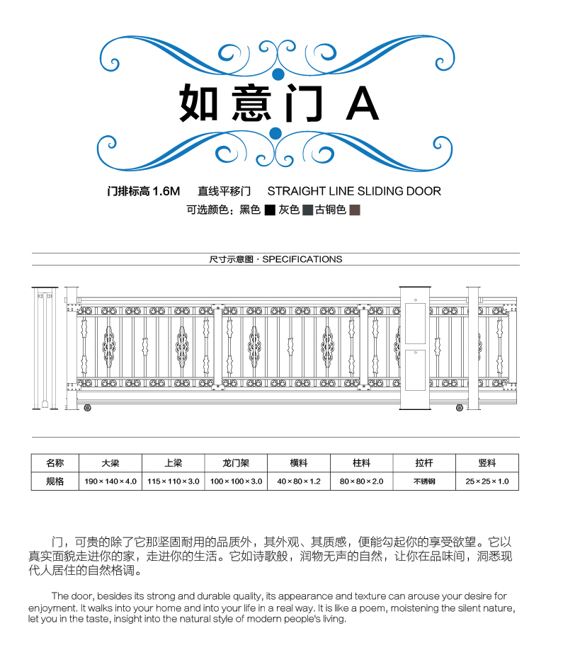 如意门A 直线门 第2张